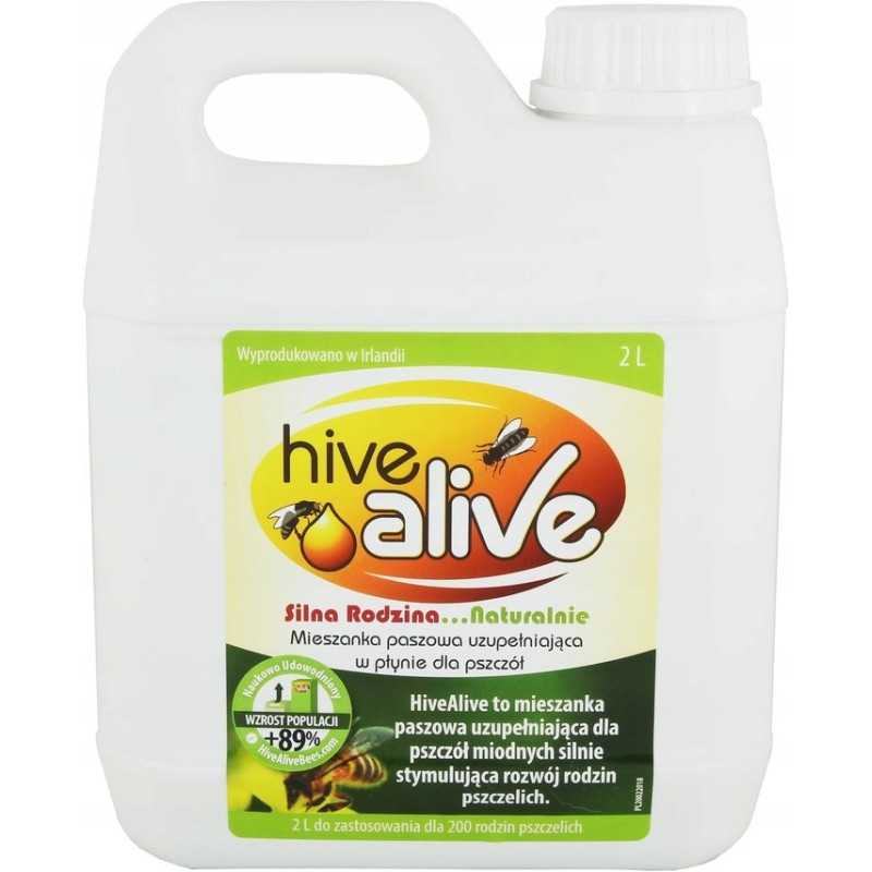 Hivealive 2000 ml (200 bičių šeimų) - stipri bičių šeima, bičių maitinimas