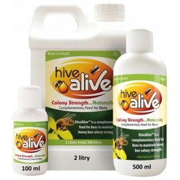 Hivealive 2000 ml (200 bičių šeimų) - stipri bičių šeima, bičių maitinimas
