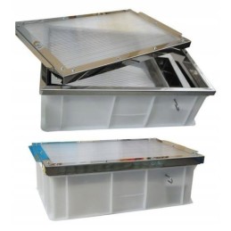 Saulės vaško lydytuvas, plastikinis, mažas, W3247