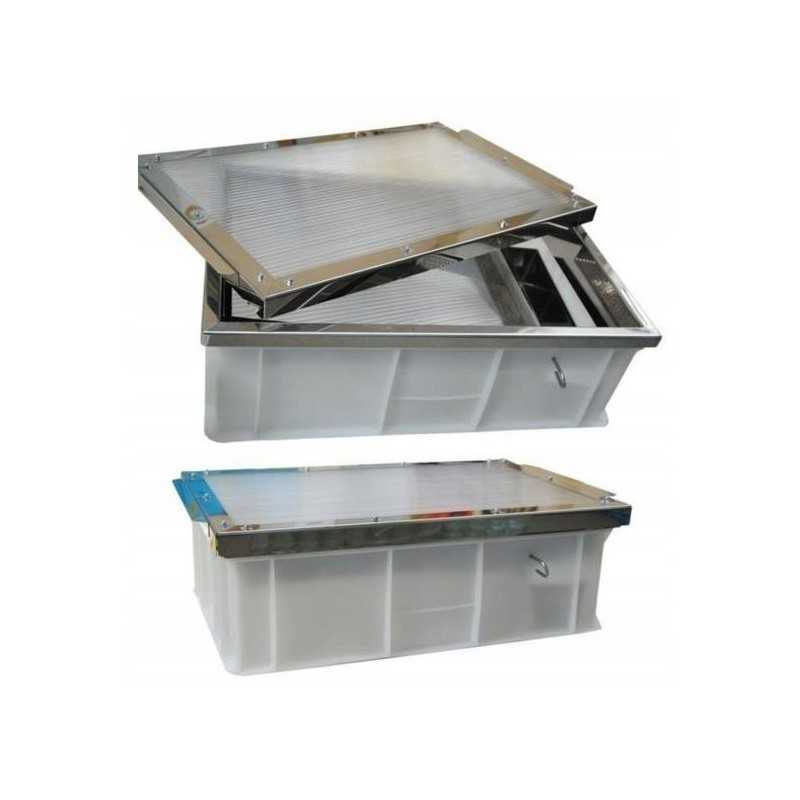 Saulės vaško lydytuvas, plastikinis, mažas, W3247