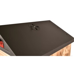 Sodo rūkykla, medinė, židinys, kabliukai, northtradi premium vamzdžiai