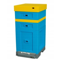 Standartinis Varšuvos avilys su aukštu, higienišku plastikiniu dugnu