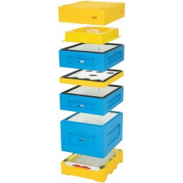 Bičių tėtis su aukštu higienišku dugnu,