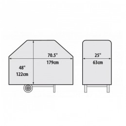Broil king premium viršelis imperial 590 regal