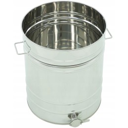 Siūlome 100l skaidrintuvą su nerūdijančio plieno vožtuvu ir rankenėlėmis - labai geras lenkiškas gaminys!