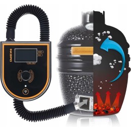 Kepimo temperatūros reguliatorius inkbird isc-007bw grilio ventiliatorius pro