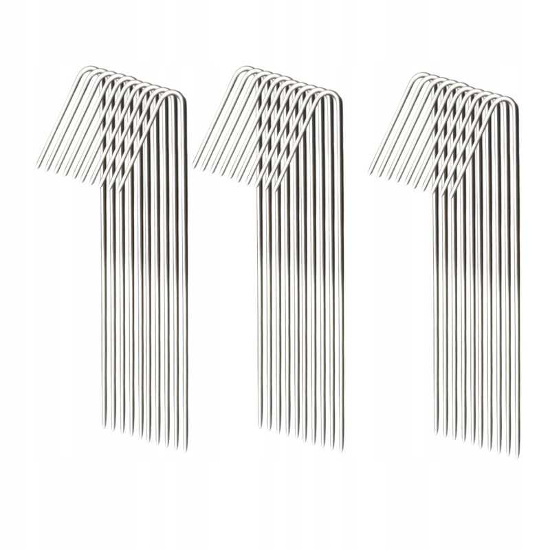 Inkariniai kaiščiai geotinklei geotinklelis 30cm. 30 vienetų.