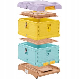 Bičių avilys iš izoliuoto polipropileno, 2 korpusai 54 x 44 cm