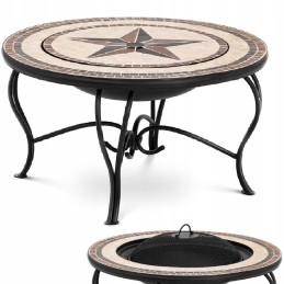 Židinio dubuo sodui terasoje su uždanga, skersmuo 76 cm