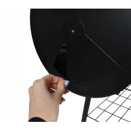 Dviejų funkcijų sodo grilis su rūkykla + G5165 ratais