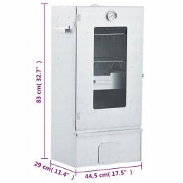 Rūkykla su 1 kg drožlių 44 5x29x83 cm