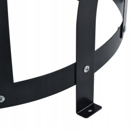 Sodo židinys su nerūdijančio plieno tinkleliu