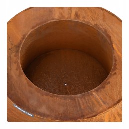 Sodo židinys - rūdžių efektas -