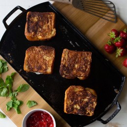 Blacklock/lodge ketaus kepimo plokštė