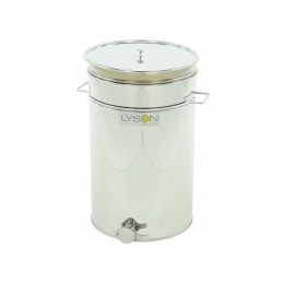 Medaus skaidrintuvas, 70l. nerūdijančio plieno, su rankena ir sietu - plikas