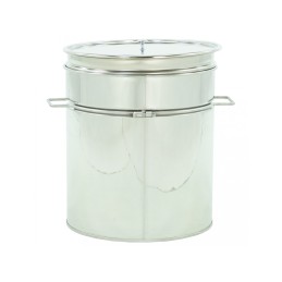 Siūlome 50l skaidrintuvą su nerūdijančio plieno vožtuvu, rankenomis ir sieteliu - labai geras lenkiškas gaminys!