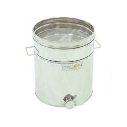 Siūlome 50l skaidrintuvą su nerūdijančio plieno vožtuvu, rankenomis ir sieteliu - labai geras lenkiškas gaminys!