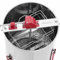 Rankinis nerūdijančio plieno medaus trauktuvas su 2 rėmeliais