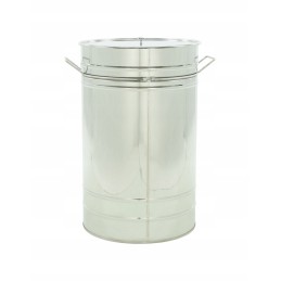 Medaus skaidrintuvas, 150l. nerūdijančio plieno, su rankenomis - plikas