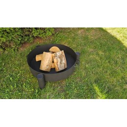 Sodo trikojis grilis su nerūdijančio plieno grotelėmis, komplektas