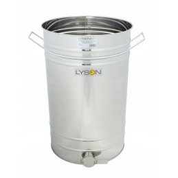 Nerūdijančio plieno skaidrintuvas 150 l su nerūdijančio plieno vožtuvu 2