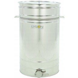 Nerūdijančio plieno skaidrintuvas 150 l su nerūdijančio plieno vožtuvu 2