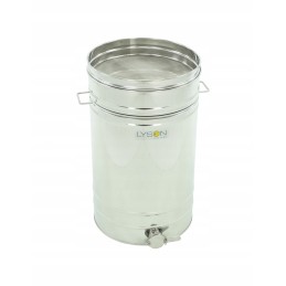 Nerūdijančio plieno skaidrintuvas 150 l su nerūdijančio plieno vožtuvu 2