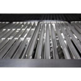 Dvipusės liejamos nerūdijančio plieno grotelės imperial/regal - 1 vnt. kepsnių karalius