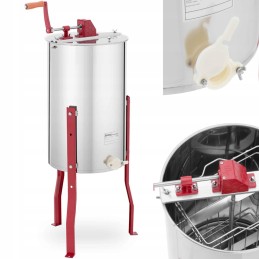 Rankinis nerūdijančio plieno medaus trauktuvas su 2 rėmeliais