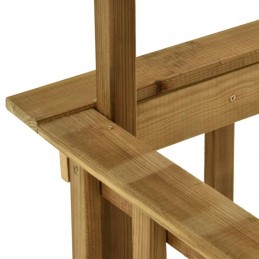 Grilio stogas, 163,5x93x210 cm, impregnuota pušies mediena