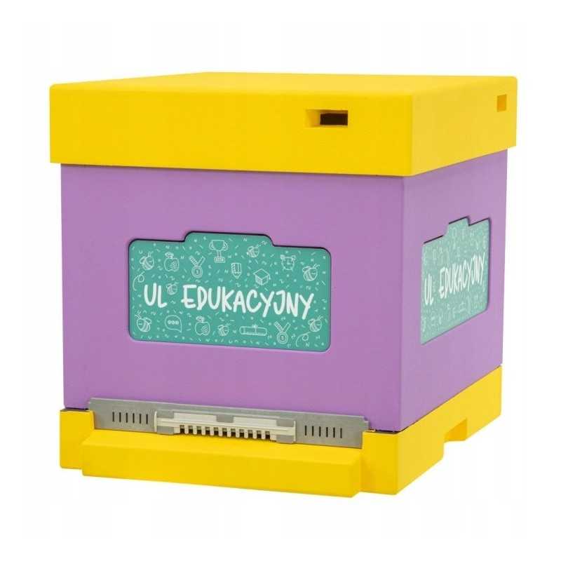 Lavinantis polistirolo avilys dažytas Dadant + 10 rėmelių rinkinys su mokymo lentomis iš abiejų pusių