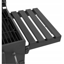 Grilis su anglimis 57,5x42cm kampinės ketaus grotelės + Activa dangtis