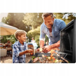 Berdsen BD 890 juodos anglies grilis su dangteliu