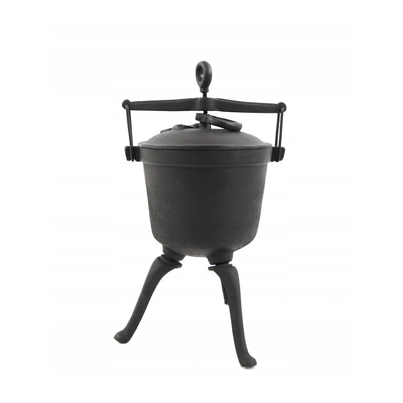 Ketaus medžioklinis virdulys, 7 litrai