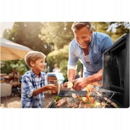 Grilis su anglimis su dviem bbqchef™ lentynomis