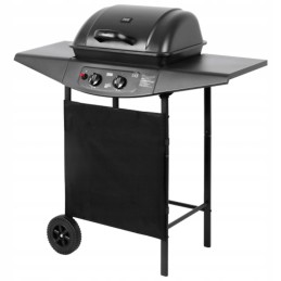 Sodo dujinis grilis, nerūdijančio plieno ketaus grotelės, 5kW