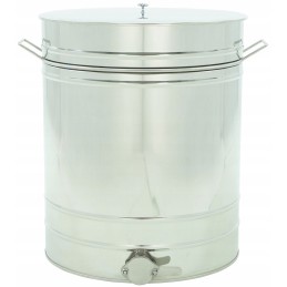 Siūlome 200l skaidrintuvą su nerūdijančio plieno vožtuvu ir rankenėlėmis - labai geras lenkiškas gaminys!