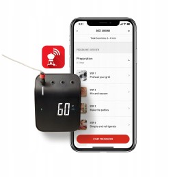 Elektroninis termometras su Weber Connect 1 1 C 3202 zondu
