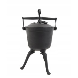 Medžioklinis katilas 7l, vengriškas ketaus puodas