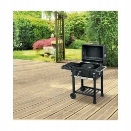 ⭐Activa Angular anglies grotelės – didelės grotelės, termometras, ratai, šoninės lentynos⭐