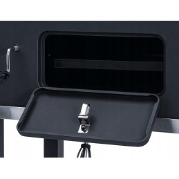 Didelės grotelės su ketaus grotelėmis ant xxl ratų