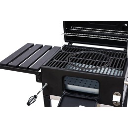 Didelės grotelės su ketaus grotelėmis ant xxl ratų