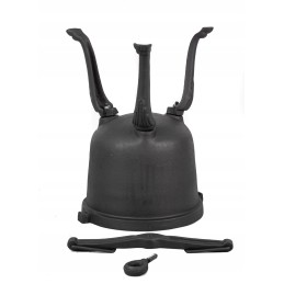 5 litrų ketaus katilas su bronza, lenkiškas liejimas