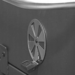 Anglies grilis | sodas | activa angular | ketaus grotelės | rakinamas | su dangteliu