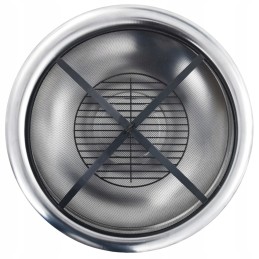 Vidaxl sodo židinys su nerūdijančio plieno grotelėmis, 76 cm