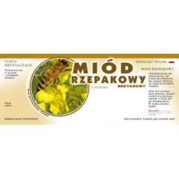 liepų medaus etiketė