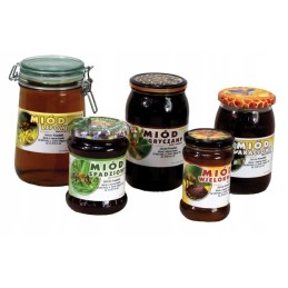 multiflorinio medaus etiketė