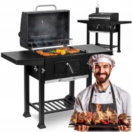 Grilis su anglimis su dviem bbqchef™ lentynomis