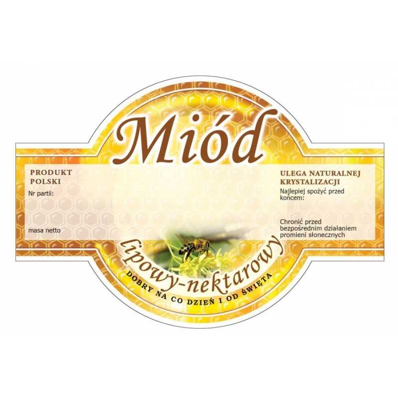 liepų medaus etiketė