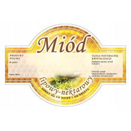 liepų medaus etiketė